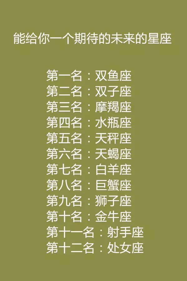 1、十二星座的性格和命运:12星座相关有什么性格