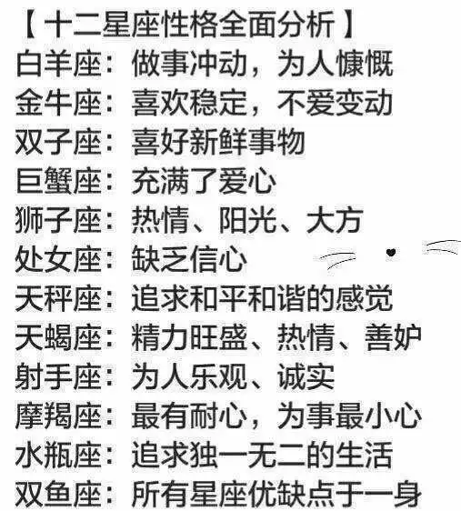 2、12星座性格分析優缺點大全:12星座性格分析優缺點大全