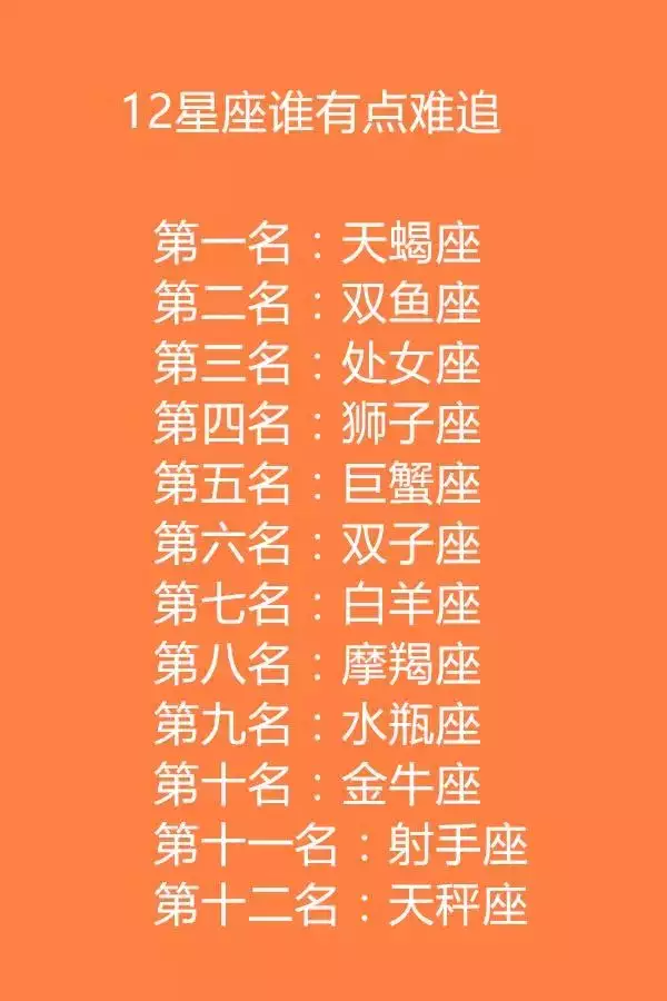 3、12星座的星座配对:12星座配对（+男女）