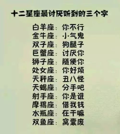 2、12十二星座大全:十二星座是哪十二个？