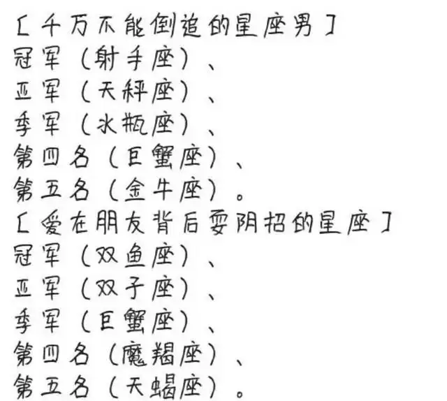 4、最容易瘦的星座:最容易胖的星座是哪一个星座？