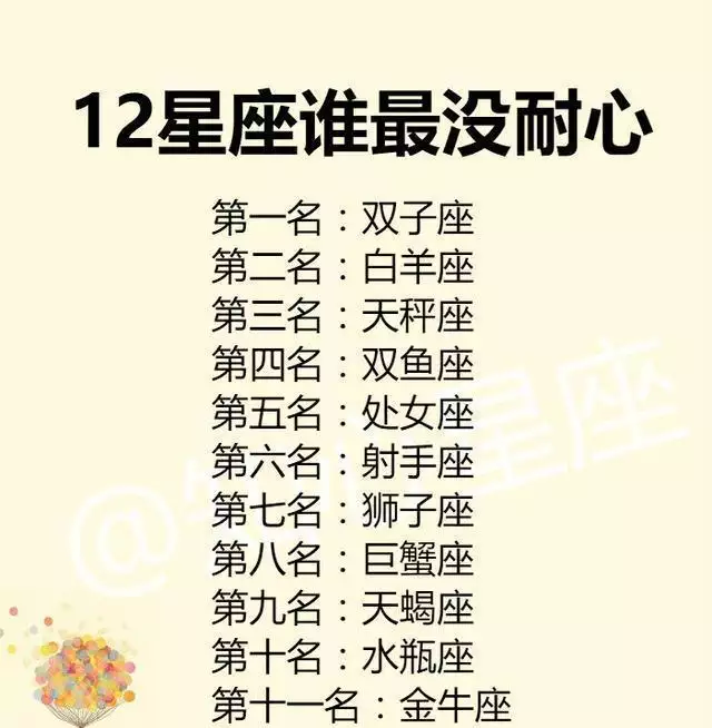 4、12星座月份对照表图:十二星座分别对应什么月份