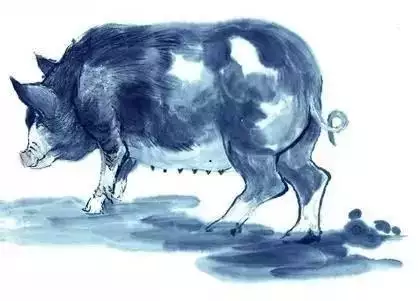 6年的虎一生财位在哪里，流水生财山水风景画"