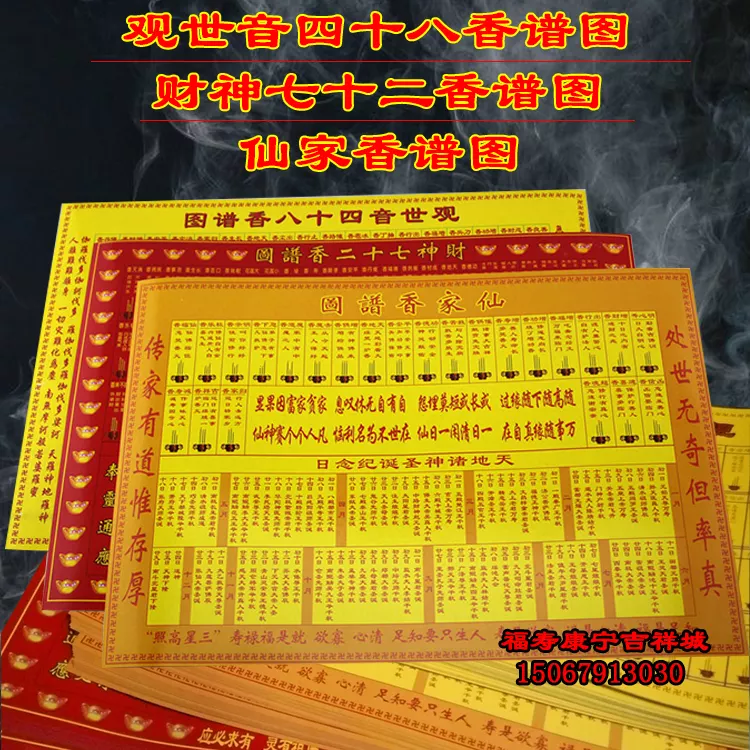 3、24香谱图解释大全:香谱