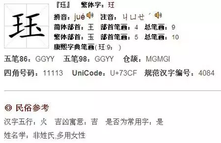 钰字五行属什么