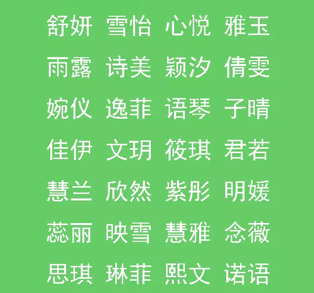 3、取名字大全女孩生辰八字起名:根据生辰八字起名字大全女孩