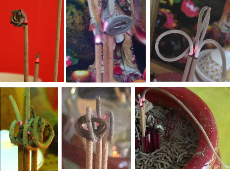 4、香灰搭香灰有什么兆头图:烧香时香灰圈成圈