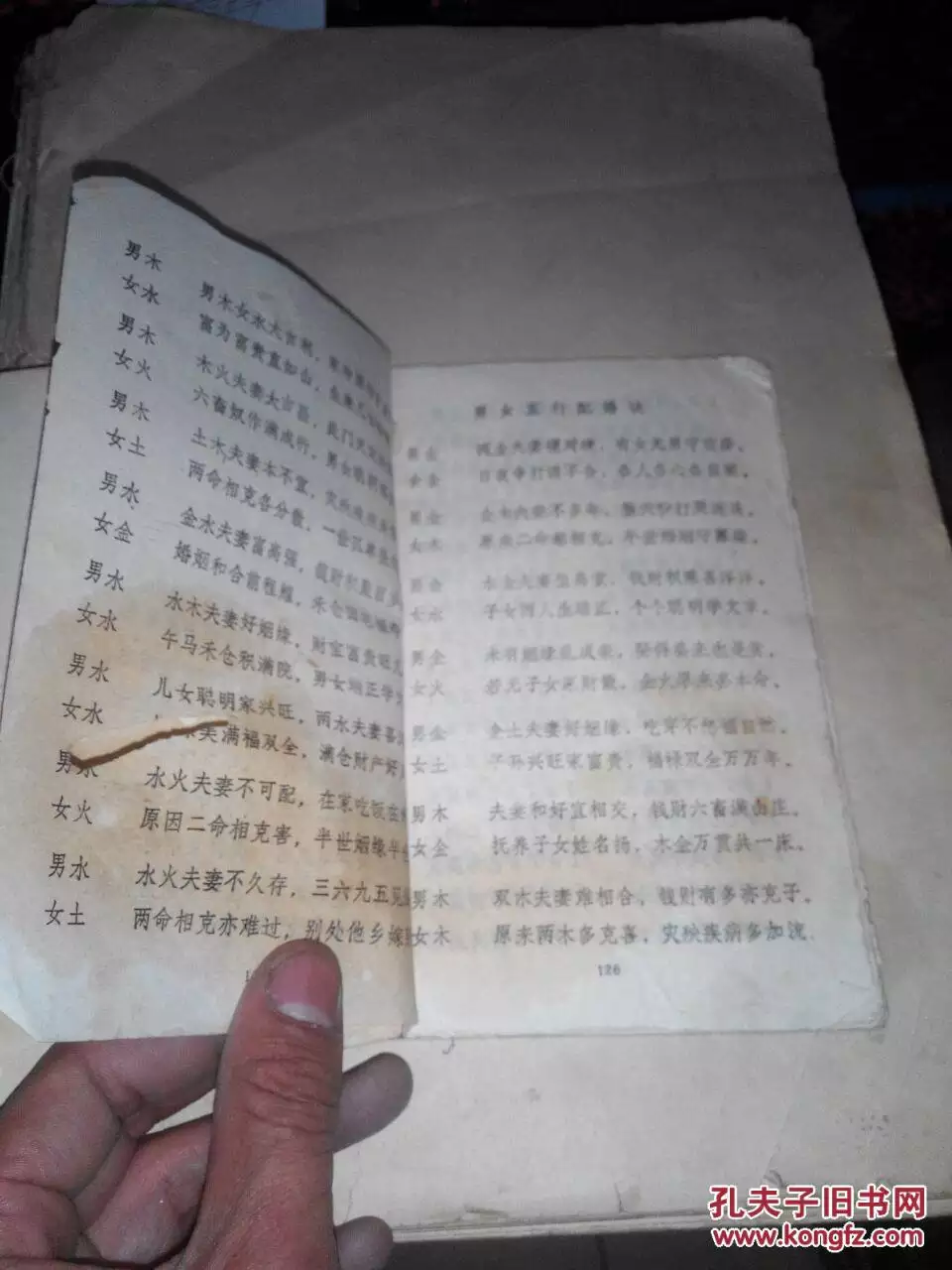 7、男女五行婚配一览:五行婚配表