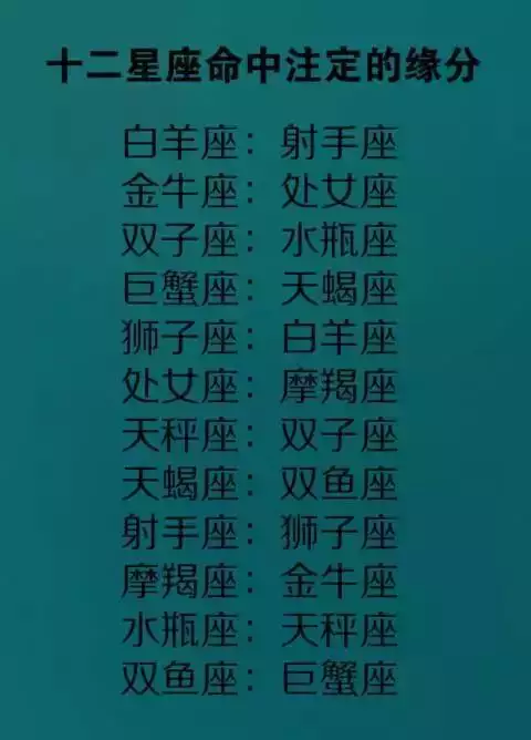2星座命中註定的夫妻，最終註定結婚星座配對"