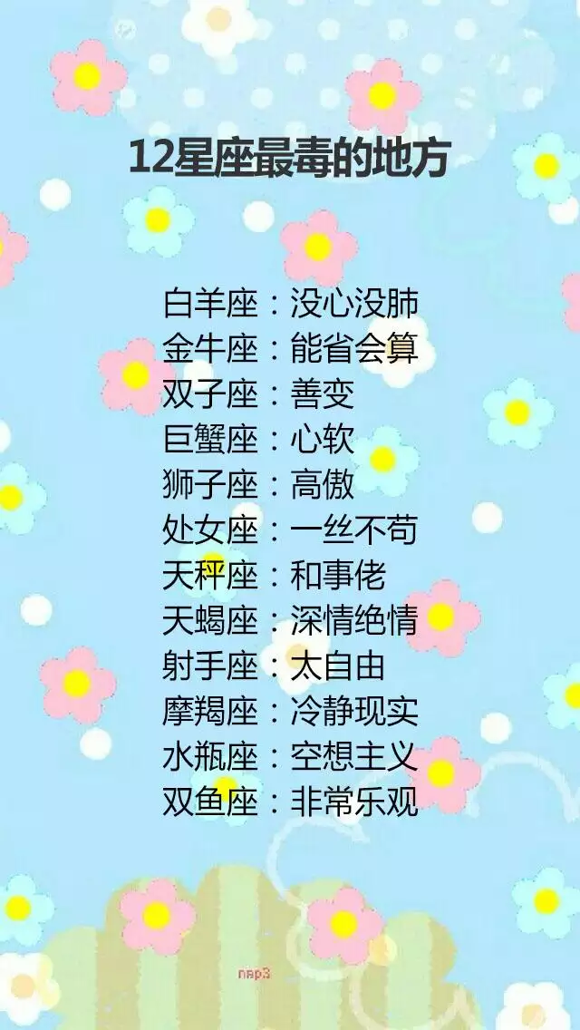2、12星座谁最丑:十二个星座中哪个星座最丑，十二星座谁最丑排名