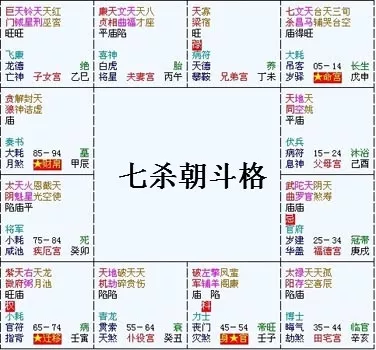 5、斗数运势:命盘如何看未来一年和未来十年运势，请指点。