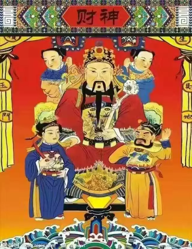 2、最全财神爷图片:谁有7位财神的图片？