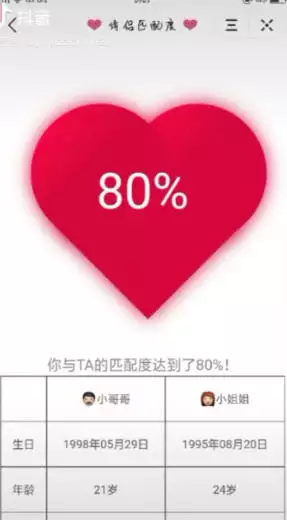 7、测试恋爱匹配度:爱情姓名配对测试