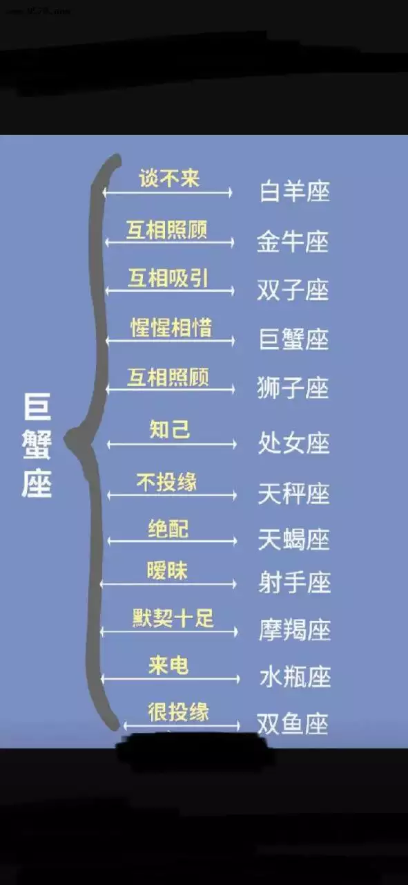 3、星座配对指数分析:星座配对指数