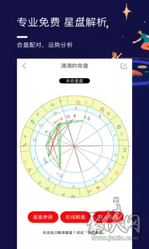 4、个人星盘查询在线:个人星盘查询