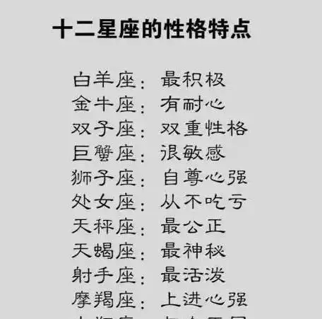 1、十二星座每日运程星座:十二星座运势？