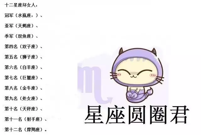 4、负能量排行十二星座:十二星座中，哪些星座是没什么负能量的呢