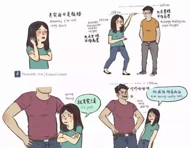 10、身高和情侣图:身高和身高般配不?