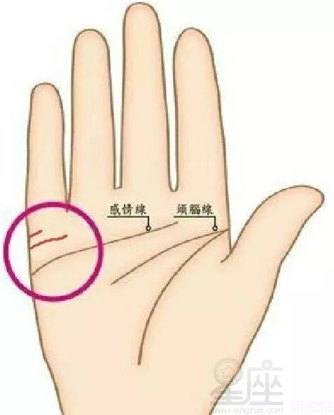 3、女人右手有**離婚紋:夫妻兩人都有**離婚紋