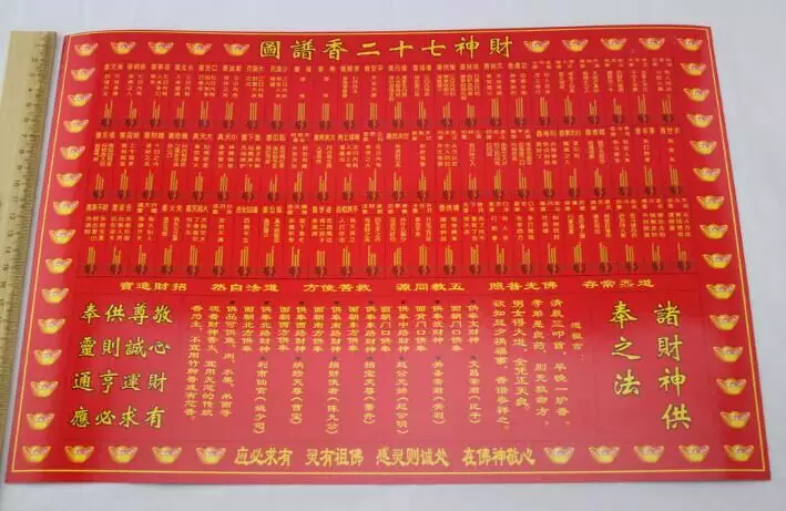 2、财神七十二香谱大图:财神七十二香谱图的解释？？？？