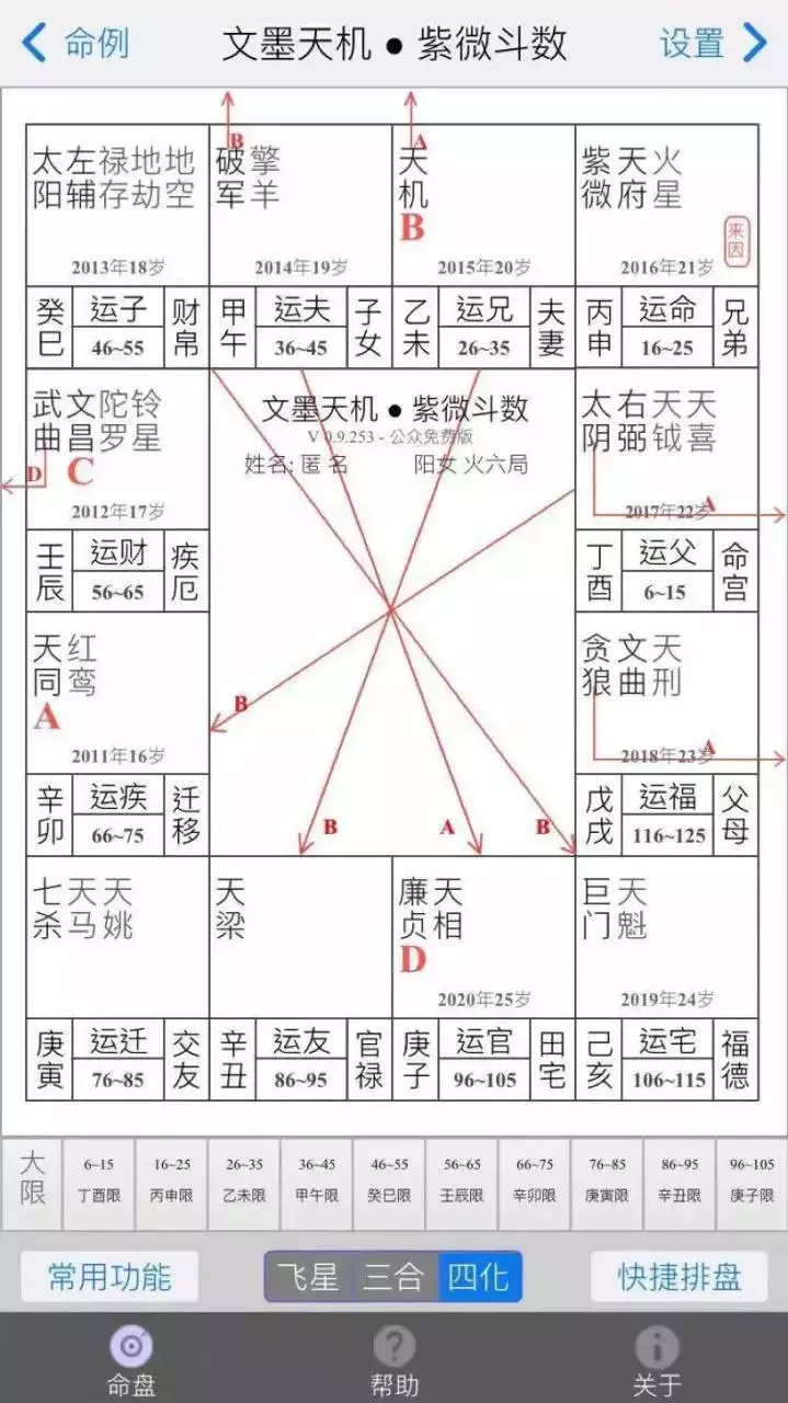 3、斗数免费自助解盘:斗数在线解盘