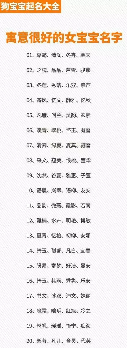 3、免費女孩取名字大全:免費取名字大全女孩