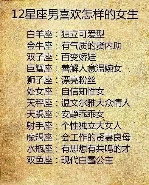 2、天秤女与12星座配对表:天秤座与12星座配对表