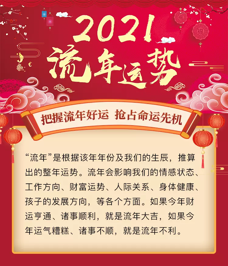 1、年财运测试免费:年生肖运势大全