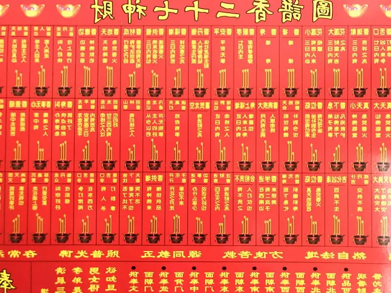 6、84香谱图解:保家香谱图解三根香都齐了是什么意思