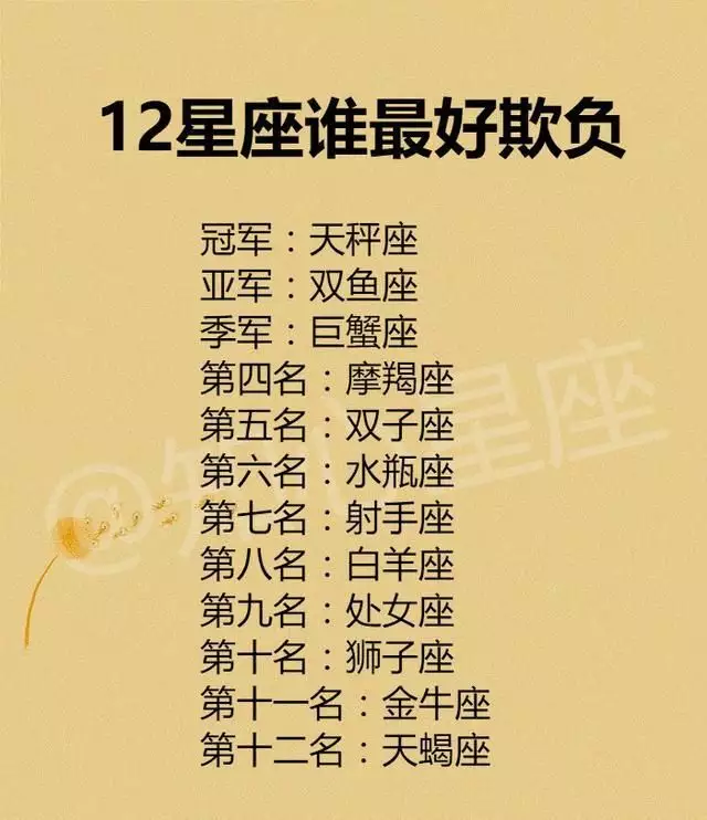 8、星座看性格准吗:从星座看一个人的性格准吗