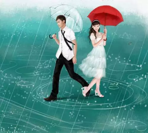 雨中情侶圖片唯美：哪裡有雨中情侶圖片