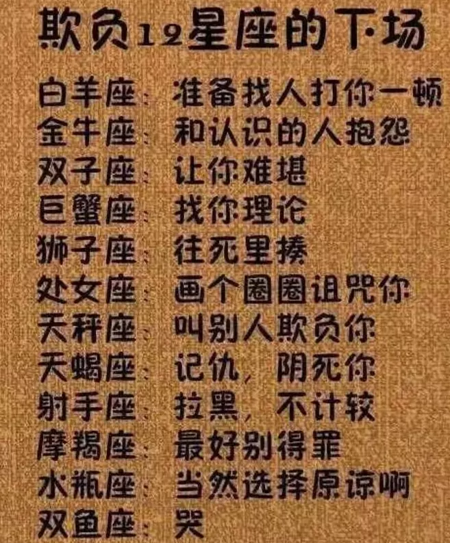 1、星座表十二星座性格分析:十二星座的主要性格特点
