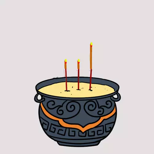 4、二十四香谱图解大图天地香:烧香图解大图图烧香烧出天地香怎么办