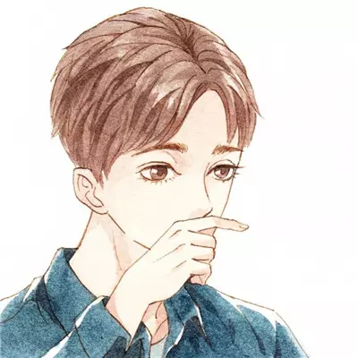 萌情侶頭像兩張分開