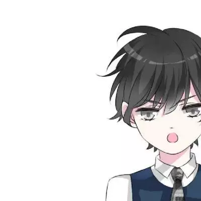 快看漫畫圖片情侶頭像：二次元動漫類的情侶頭像，一男一女，謝謝各位