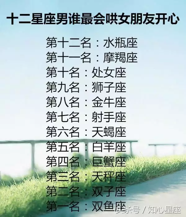 2、十二星座男最渣排名:什么星座的男生最渣？