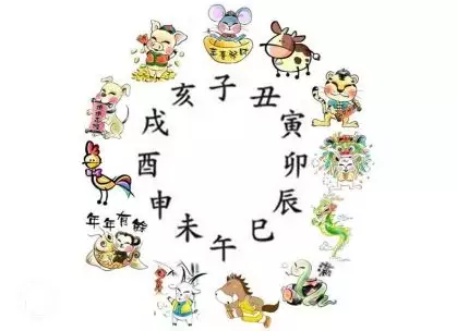 十二生肖對照表，十二生肖代號