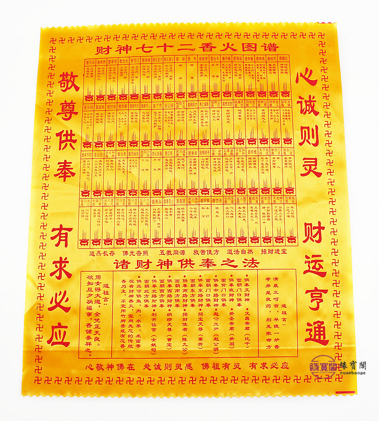1、72香谱大图图解:财神七十二香谱图的解释？？？？