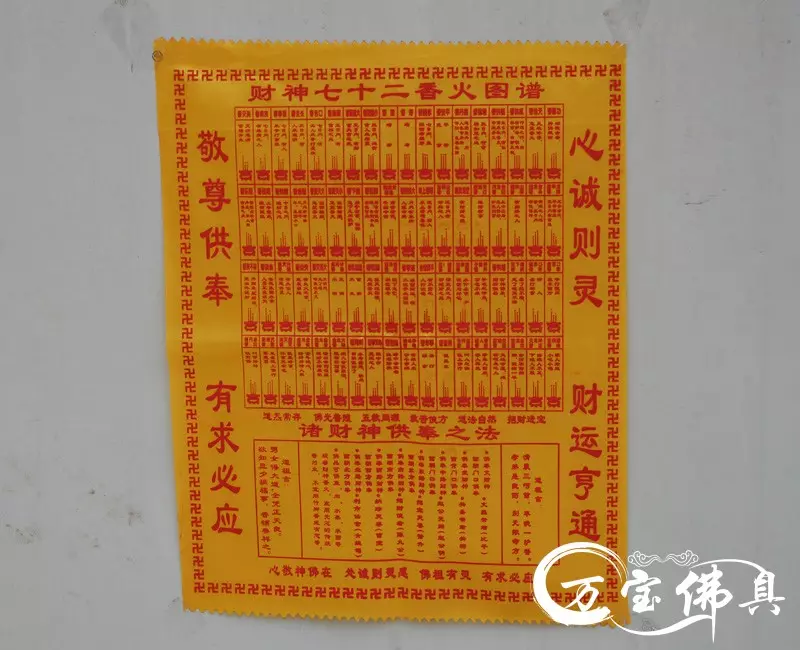 4、七十二香谱:财神七十二香谱图的解释？？？？