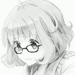 黑白素描情侶頭像動漫