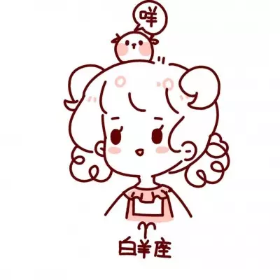 3、12星座可爱版简单画:十二星座q版女孩怎么画?