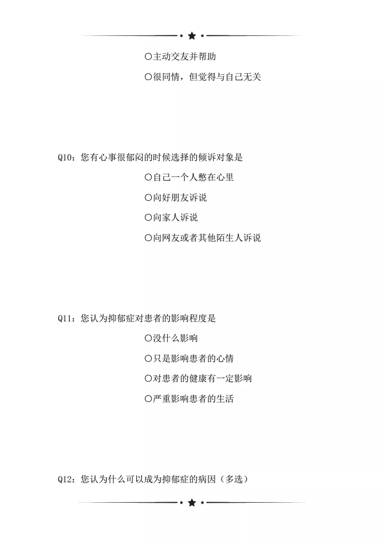2、測試抑鬱程度的問卷:青少年微笑抑鬱症測試問卷？