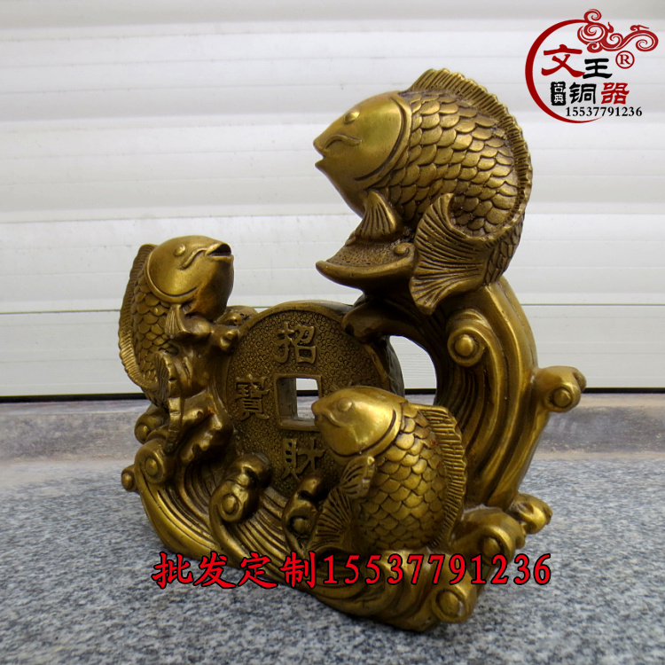 2、招財進寶吉祥物圖片:招財進寶龍鳳銅錢圖片