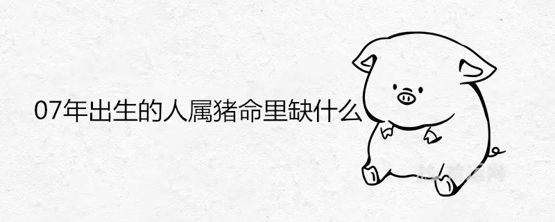 07年生人屬相是什麼：年出生五行中屬什麼命人