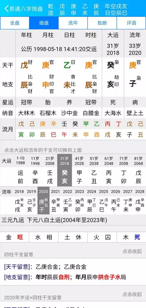 八字排盤軟件：華易八字排盤軟件