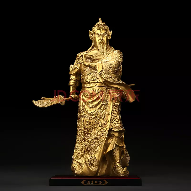 1、武財神關公像圖片大全:關公像的擺放位置