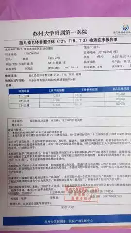 4、無創18看男女已生驗證:無創DNA檢測結果18高於13合21是還是女寶