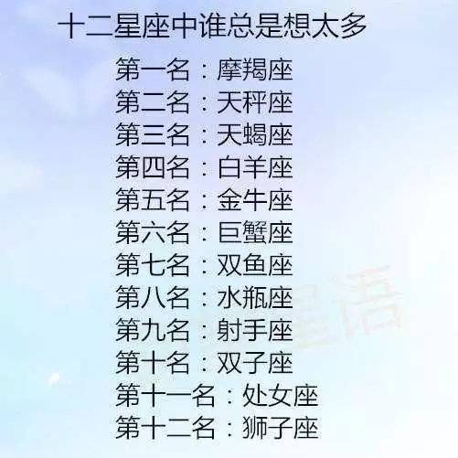 3、摩羯座星座運勢分析:摩羯座的星座運勢，喜好之類的