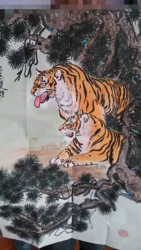 屬相上山虎和下山虎畫的寓意：上山虎和下山虎的含義