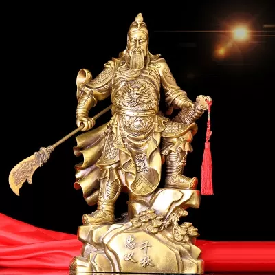 1、武財神圖片:武財神趙公明圖像左臉上為啥有個小吭？